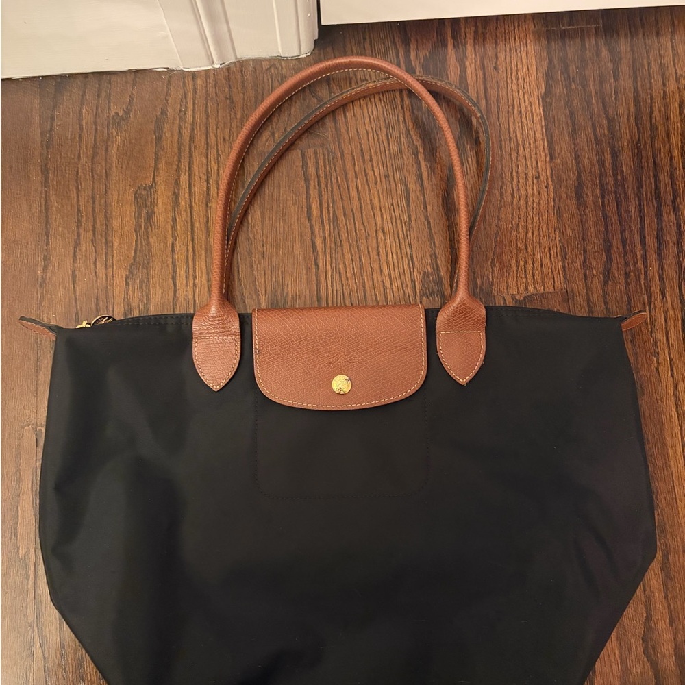 Long champ Le Pliage nylon tote bags